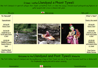 Llandysul and Pont Tyweli web screenshot and link
