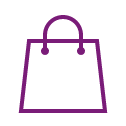 Picture of shopping bag - link to VMS e-commerce software page
